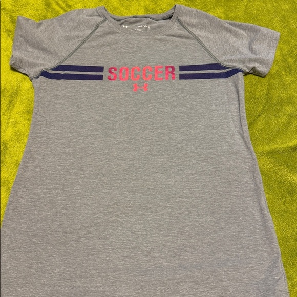 Girls Athletic Under Armour Graphic Tee, tanks and Shorts Set Sz photos for Sz - Picture 2 of 13